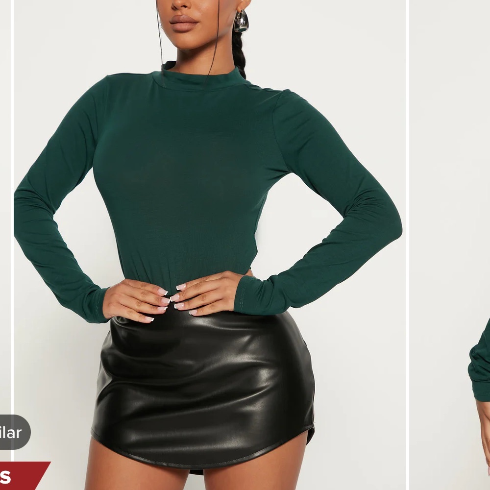 Fashion Nova Boxy Suit Hunter Green Size Large